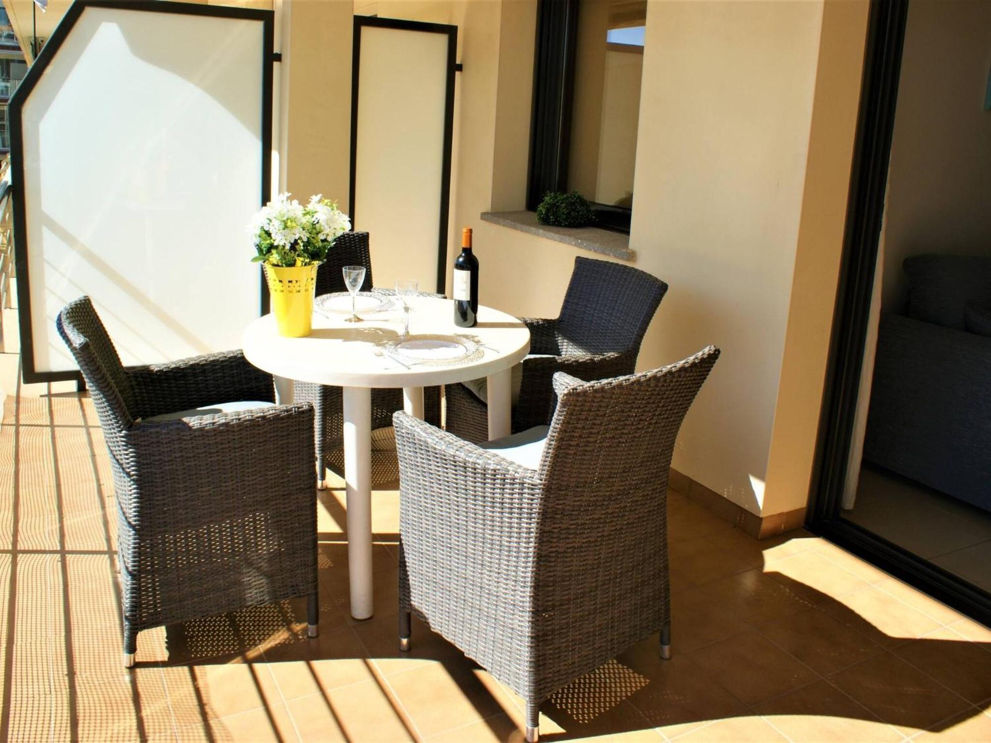 Apartamento En Roses A 2 Min De La Playa Con Vistas Al Mar Av-18 Girona Exteriör bild